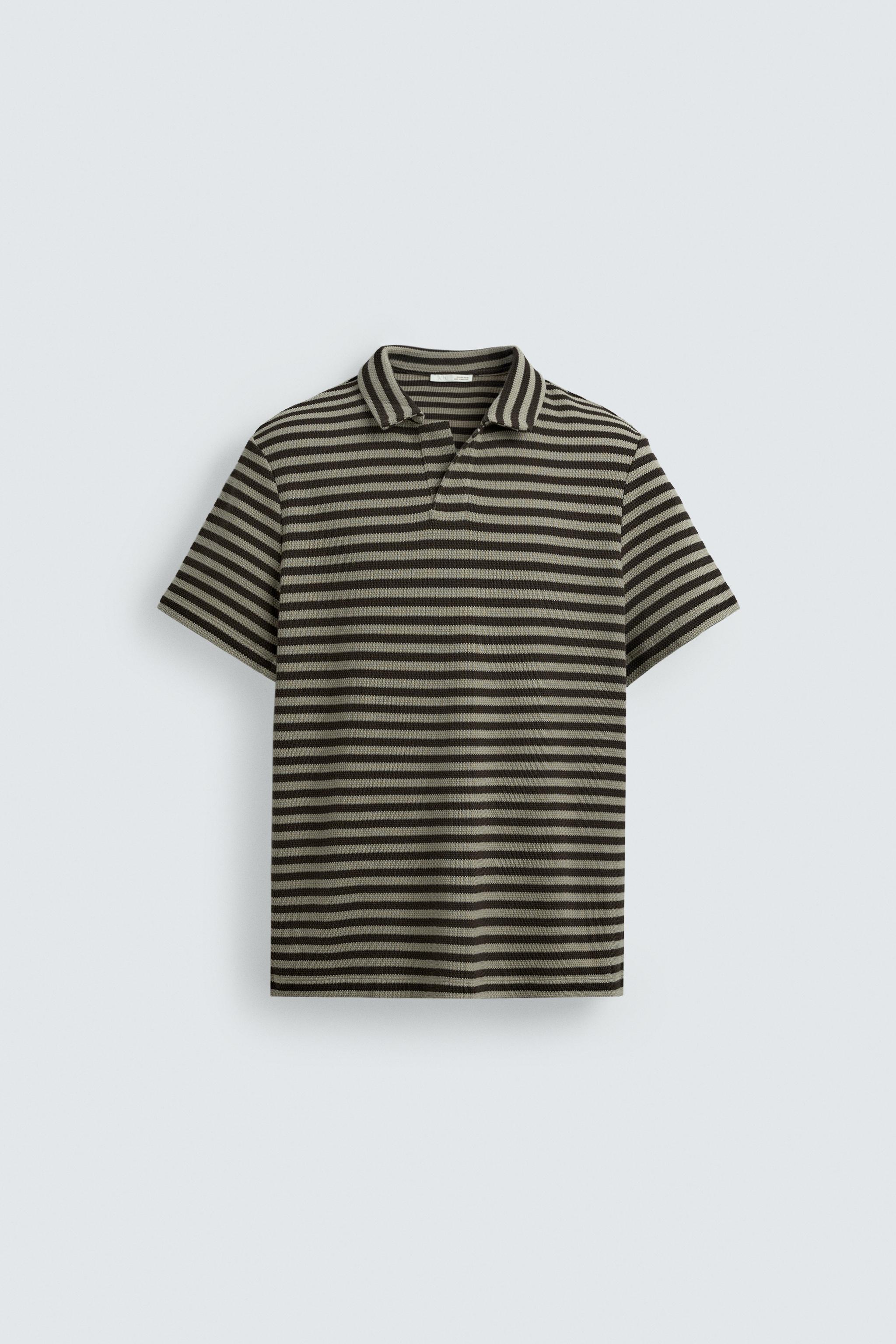 REGULAR FIT TEXTURED POLO